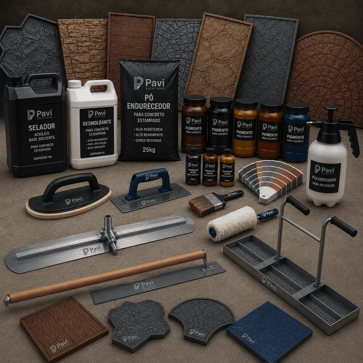 Linha de produtos Pavi Solutions